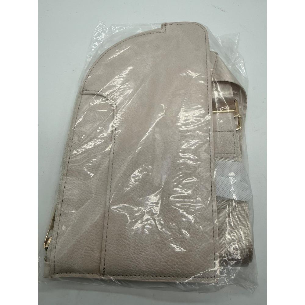 Save The Girls BFF Sling Bag RFID Touchscreen Phone Crossbody Cream
